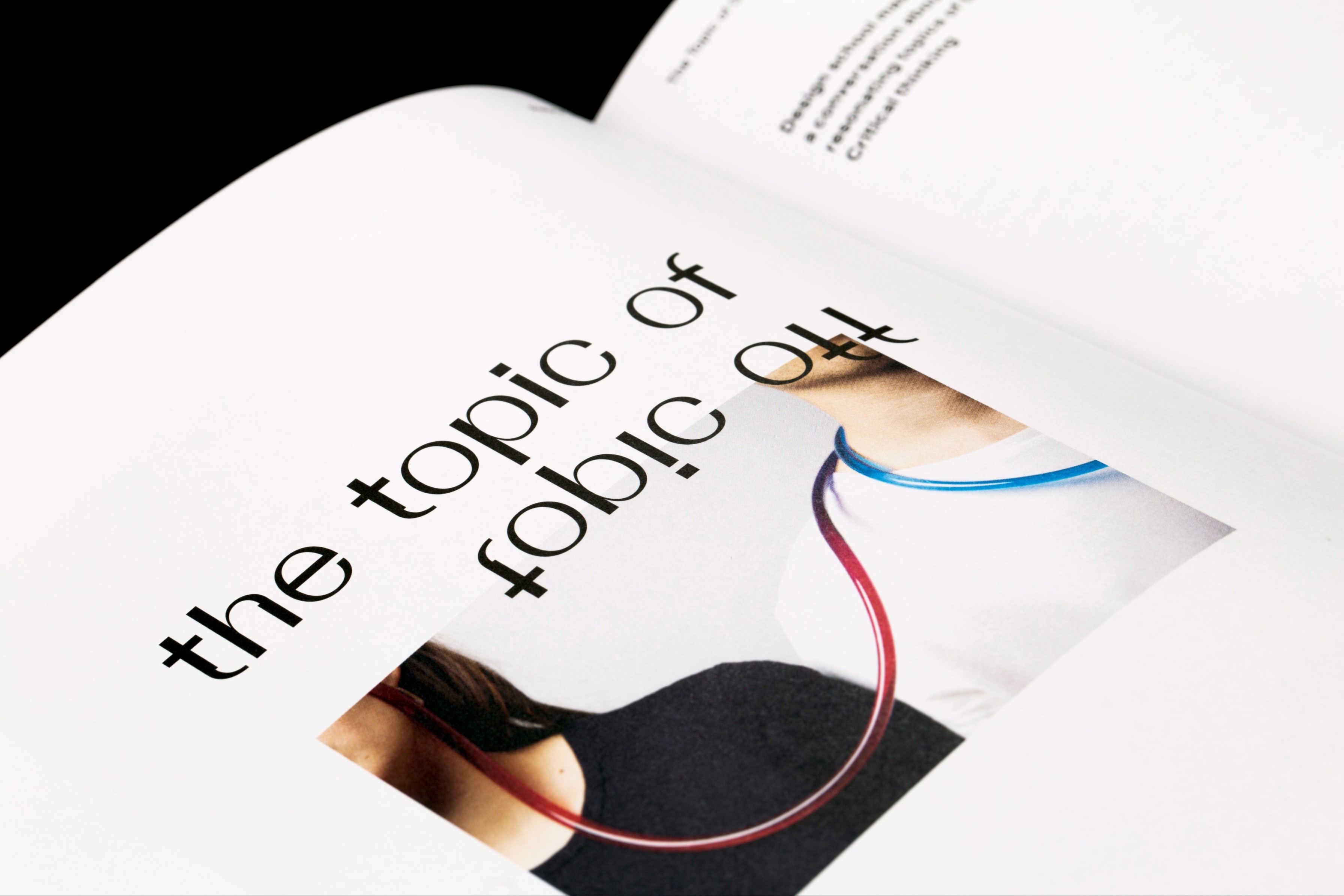 Magazine spread