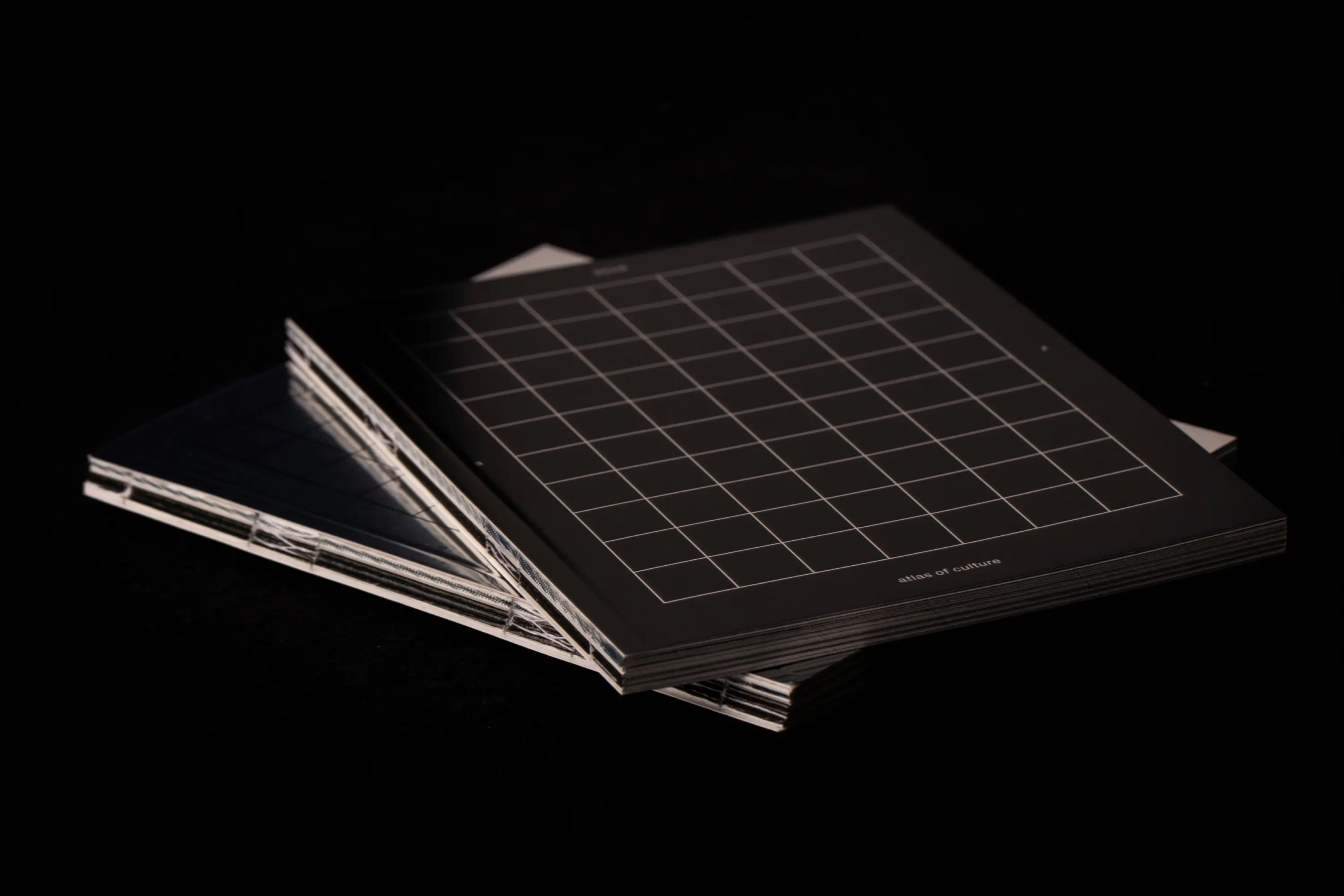Publication mockup on a table